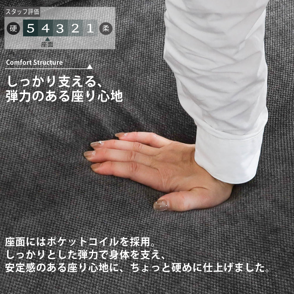 【組立設置配送】 カウチソファ 背もたれが動く 360° アイランドソファ レイアウト自由 幅206cm ソファベッド L字 ソファ L字ソファ 2人掛け 3人掛け 4人掛け 初期撥水 お掃除ロボット対応 SEM-008-KK