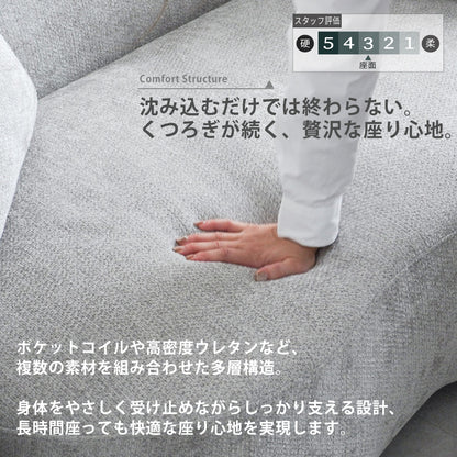【組立設置配送】 ソファ 2人掛け 幅150cm 丸ソファ 丸い ソファー 北欧 モダン おしゃれ かわいい SEM-001-KK