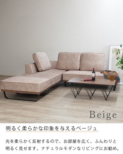 【組立設置配送】 カウチソファー 傷に強い 撥水 ソファー 3人掛け 4人掛け 大きい 広い ソファセット スムーステック クルーゼ 3点セット SNO-043-KK