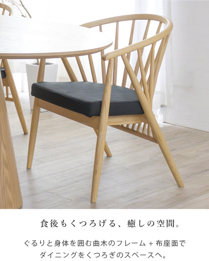 【組立設置配送】 ダイニングテーブルセット 北欧 おしゃれ 丸い 4人掛け 120 幅120 木製 ダイニングテーブル ラウンドテーブル 丸 丸テーブル ダイニングチェア 4脚 SNO-112-KK