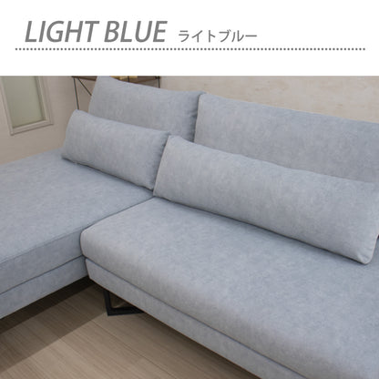 【組立設置配送】ソファ カウチソファー 3人掛け リビングソファ SOFA カウチ シェーズロング クアトロ SSA-617-KK