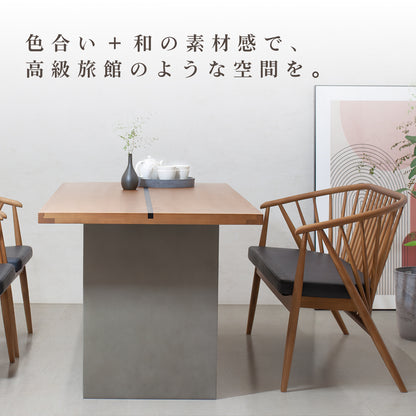 【組立設置配送】 ダイニングテーブルセット 4人掛け ジャパンディ 北欧モダン おしゃれ ダイニングテーブル ダイニングチェア 2脚 ダイニングベンチ ダイニング 4点セット 幅160 テイディ ベア ブラウン SSANW-182-KK