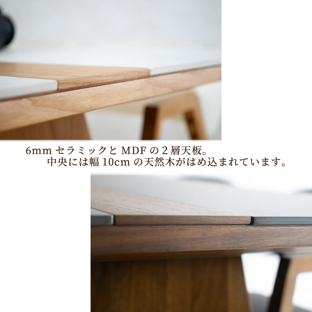 【組立設置配送】 ダイニングテーブル セラミック 幅180 高級感 ラグジュアリー セラミックテーブル ウルバノ SSG-002-KK