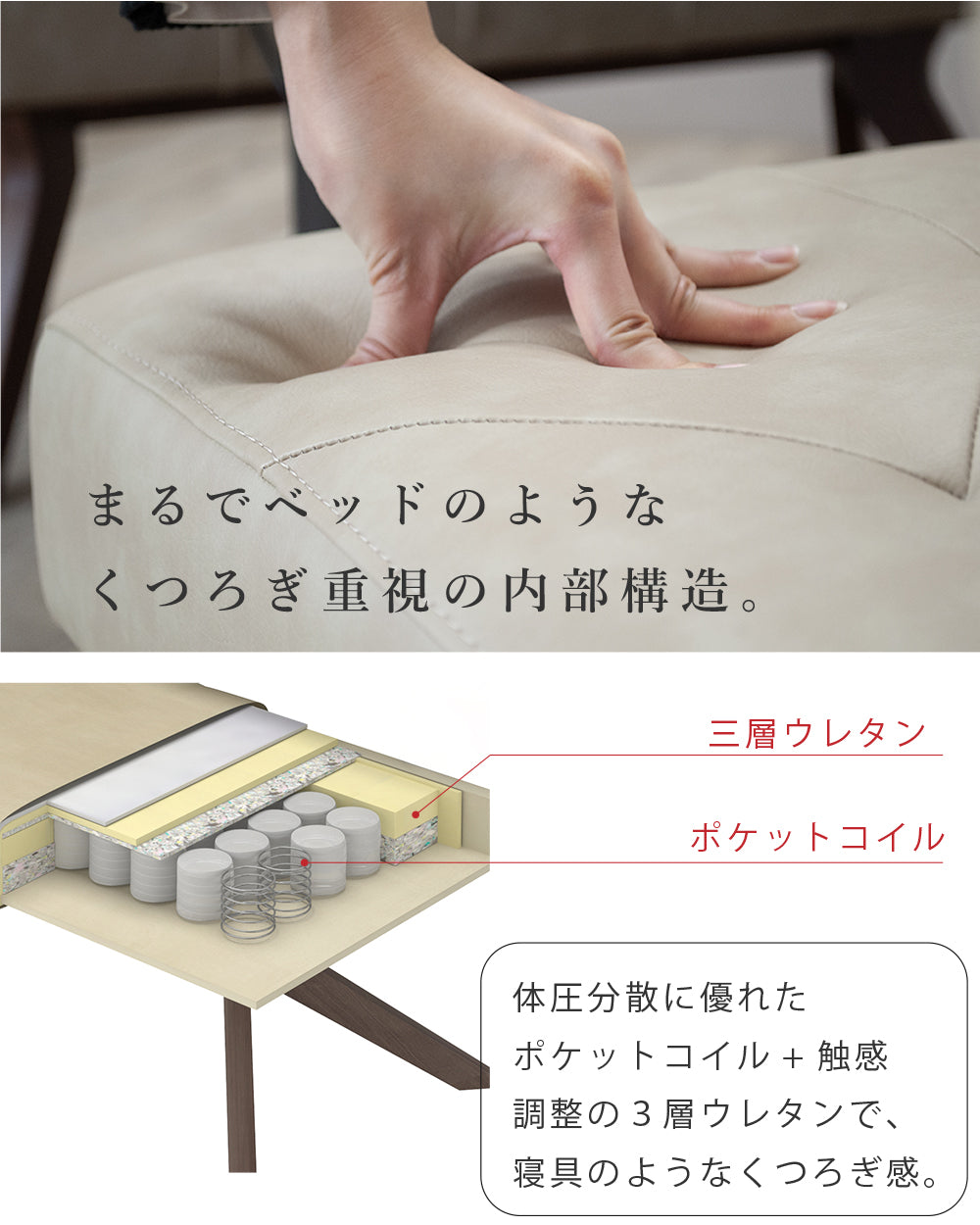 【組立設置配送】 ダイニングソファ ダイニングベンチ 幅130 レブル SSG-013-KK