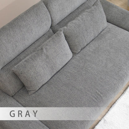 【組立設置配送】ソファ ソファー 3人掛け 2人掛け ごろ寝 クッション2個付き ワイド座面 座面 広い ウィンストン SZE-032-KK