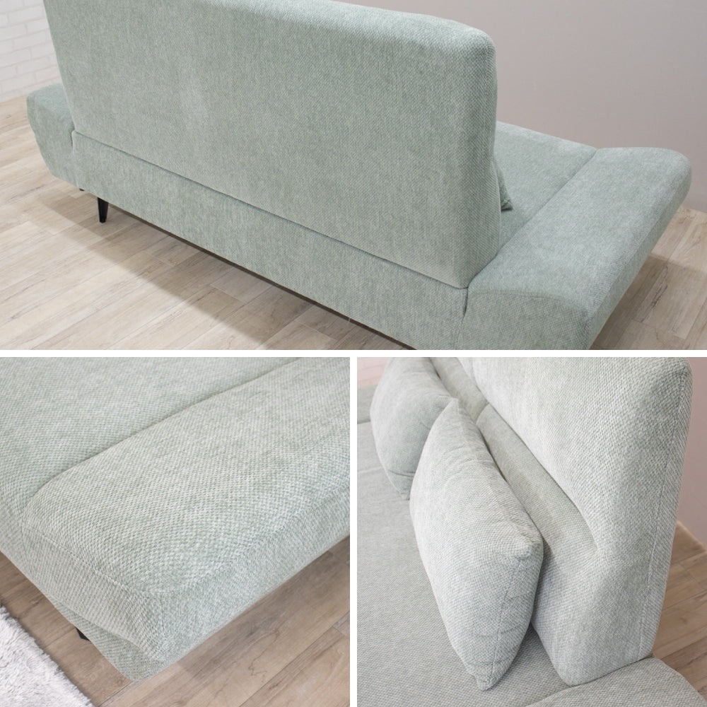 【組立設置配送】ソファ ソファー 3人掛け 2人掛け ごろ寝 クッション2個付き ワイド座面 座面 広い ウィンストン SZE-032-KK