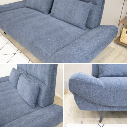 【組立設置配送】ソファ ソファー 3人掛け 2人掛け ごろ寝 クッション2個付き ワイド座面 座面 広い ウィンストン SZE-032-KK